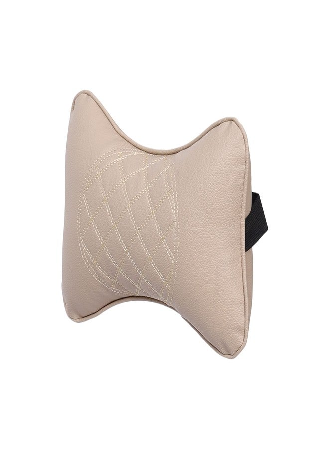 SEVAM Car Neck Rest Pillow, Cushion Neck Support (Beige) - Image 4